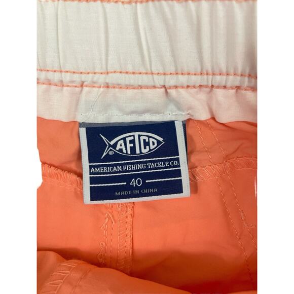 AFTCO‎ M01 Men Fishing Shorts Size 40 8” Inseam Desert Coral - Picture 3 of 7